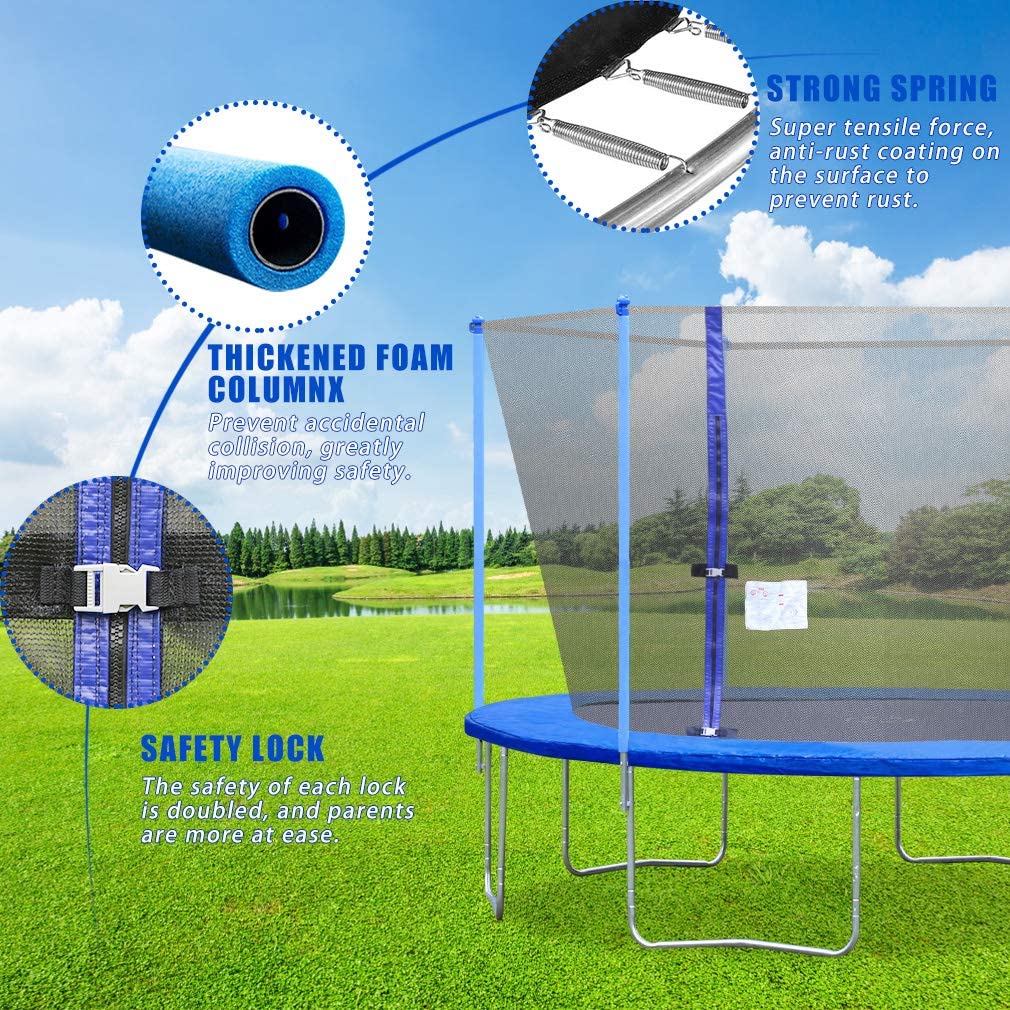 best 12ft trampoline with enclosure for sale