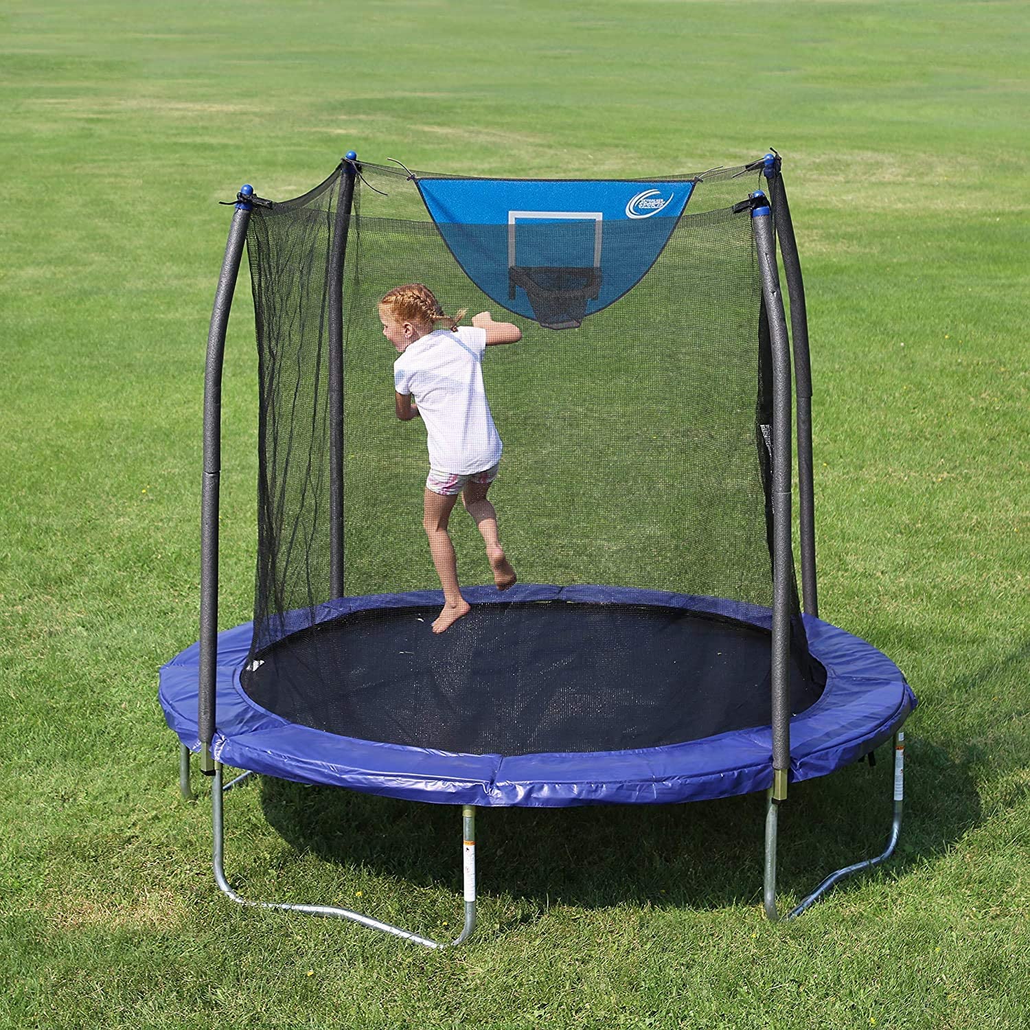 best 8ft trampoline with enclosure for kids adults