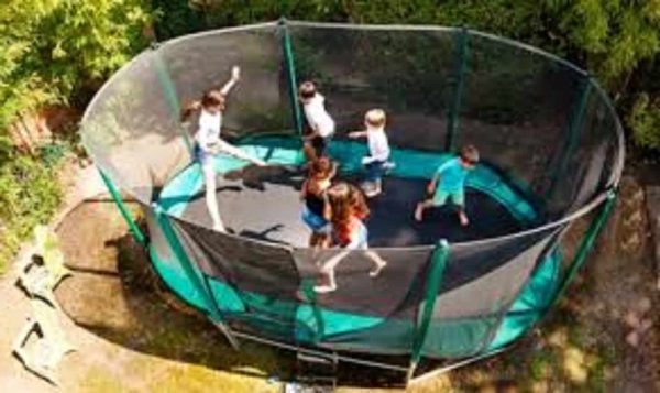 Safest Kids Trampoline With Net & Bar (Indoor & Outdoor) 34 safest kids trampoline