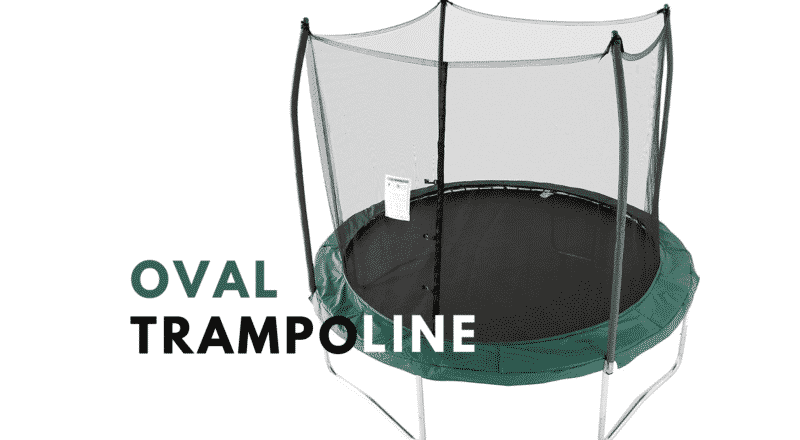 Oval trampolines